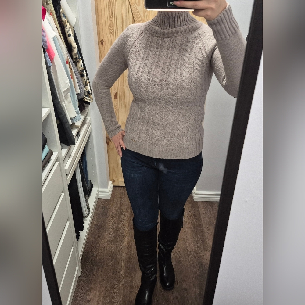 Wool Cable Knit Sweater